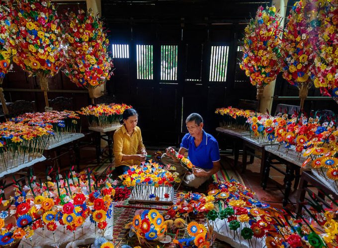 Làng Hoa giấy Thanh Tiên